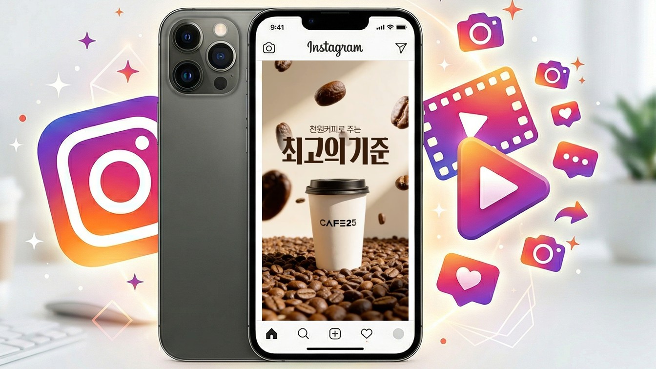 2026.03 | 천원커피의 압도적 기준 - 인스타그램 숏폼