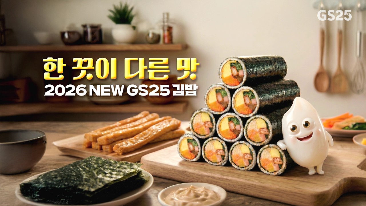 2026.03 | GS25 NEW 김밥 출시 - 브랜디드 필름